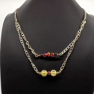 🆕️ Firey Crystals Chain Necklace a1